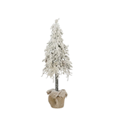 Pin decorativ cu aspect inzapezit, 90 cm - Simona's Christmas