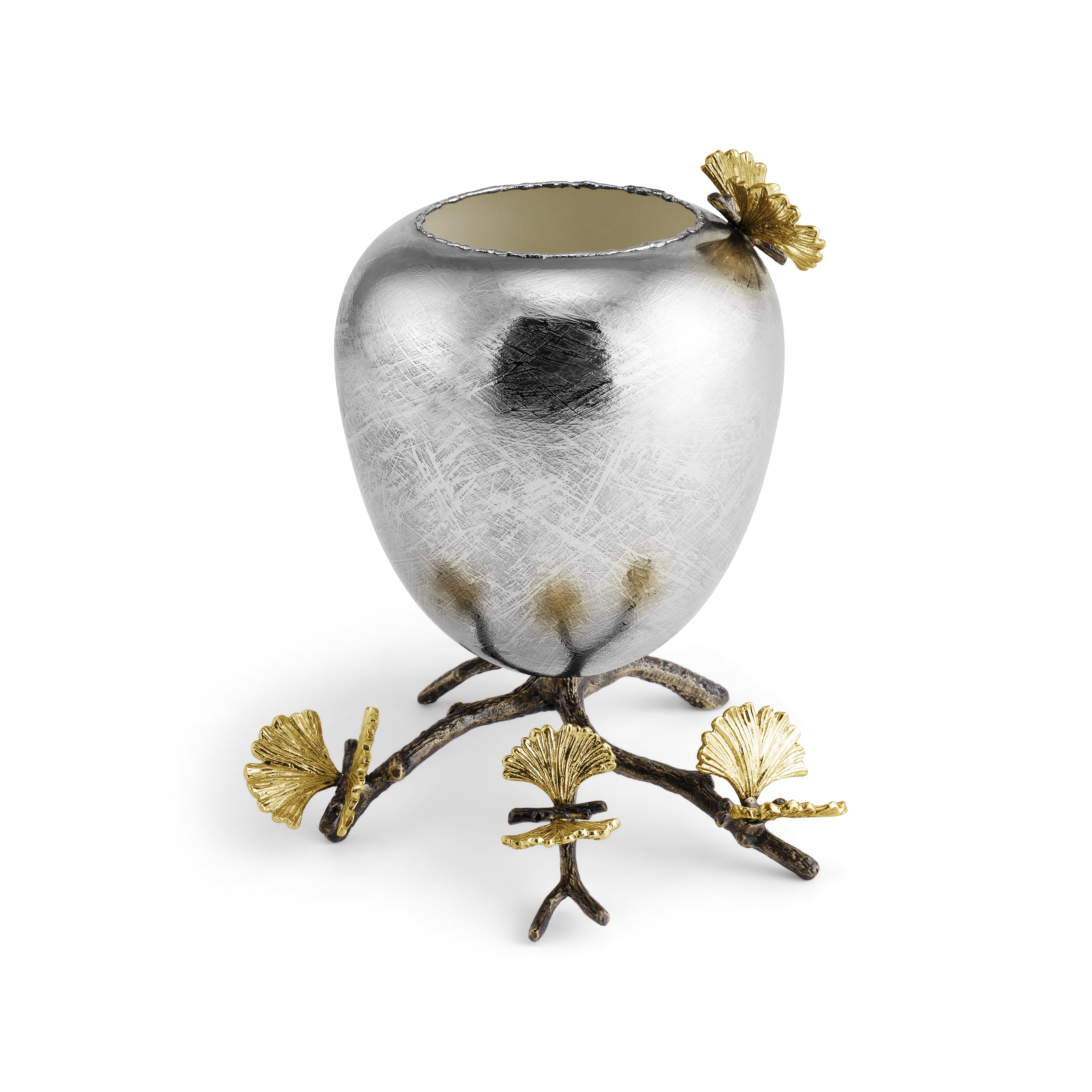 Vaza din otel inoxidabil, 19 cm, Butterfly Ginkgo - Michael Aram