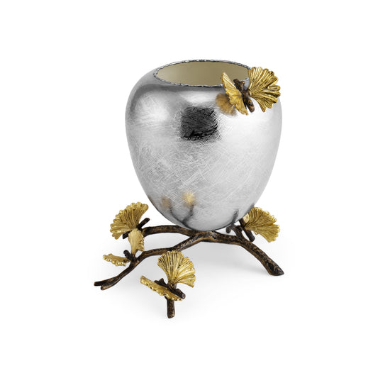 Vaza din otel inoxidabil, 19 cm, Butterfly Ginkgo - Michael Aram