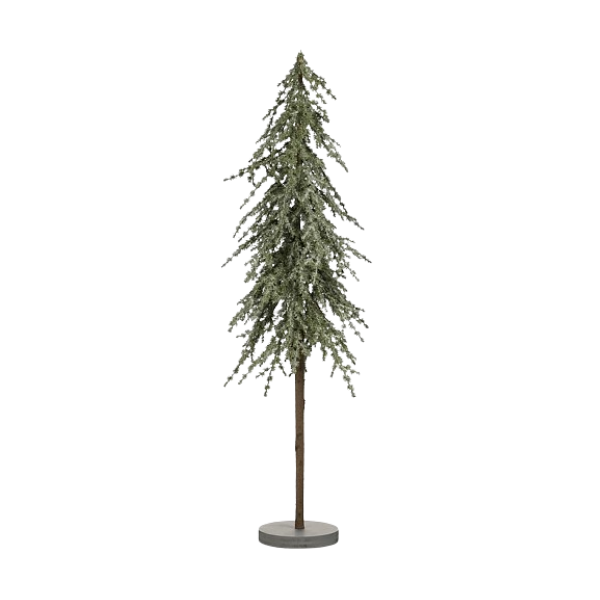 Brad decorativ cu aspect inghetat, 120 cm - Simona's Christmas
