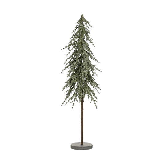 Brad decorativ cu aspect inghetat, 120 cm - Simona's Christmas