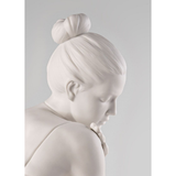 Statueta din portelan Reflections of Nature - Her by Ernest Massuet, 53 cm, alb - LLADRO