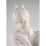 Statueta din portelan Reflections of Nature - Her by Ernest Massuet, 53 cm, alb - LLADRO