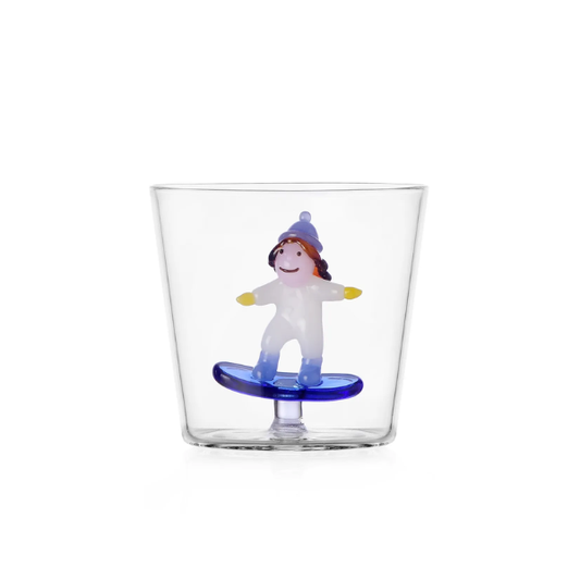 Pahar pentru apa, Snowboard, 8 cm, Snow Games by Alessandra Baldereschi - ICHENDORF