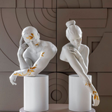 Statueta din portelan Reflections of Nature - Him by Ernest Massuet, alb - LLADRO