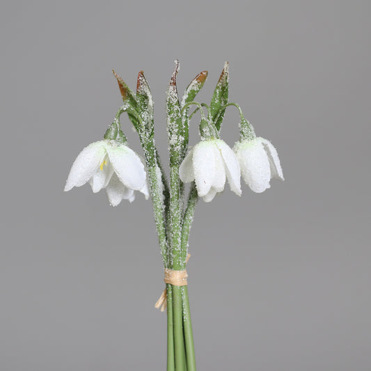 Buchet decorativ Ghiocei, 18 cm, Frost - Simona's Christmas