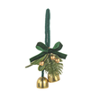 Funda decorativa, Clopotei, verde, 18 cm - Simona's Christmas