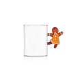 Cana din sticla, Mrs Gingerbread, 10 cm, Sweet & Candy by Alessandra Baldereschi - ICHENDORF