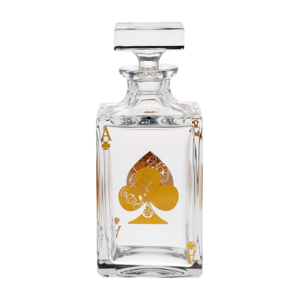 Decantor whisky 800 ml, Poker - VISTA ALEGRE