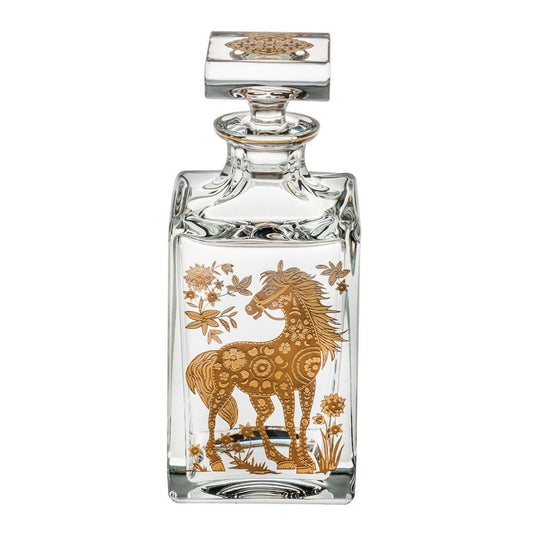 Decantor whisky 800 ml, Golden Horse - VISTA ALEGRE