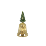 Clopotel decorativ cu brad, 21 cm, Jolie - Simona's Christmas