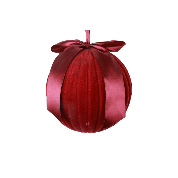 Glob cu funda, bordo, 12 cm, Brianna - Simona's Christmas