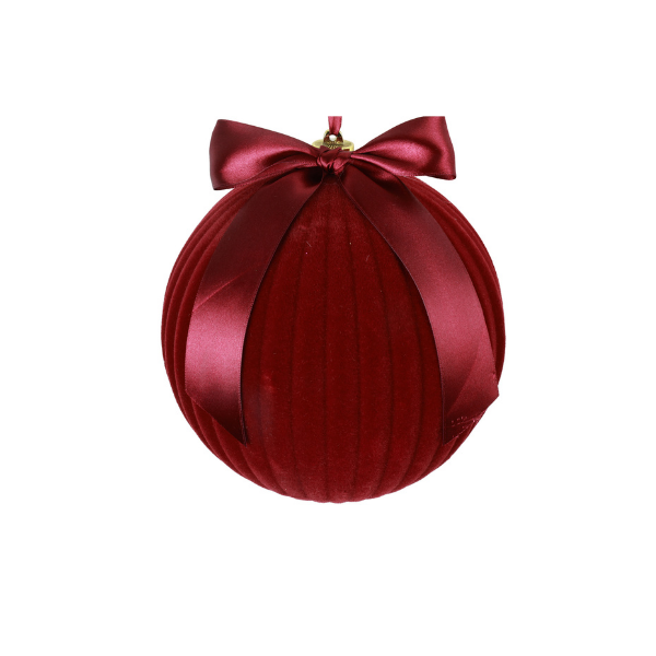 Glob cu funda, bordo, 20 cm, Brianna - Simona's Christmas