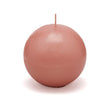 Lumanare decorativa sfera, roz antic, 10 cm - SIMONA'S COLLECTION