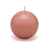 Lumanare decorativa sfera, roz antic, 10 cm - SIMONA'S COLLECTION