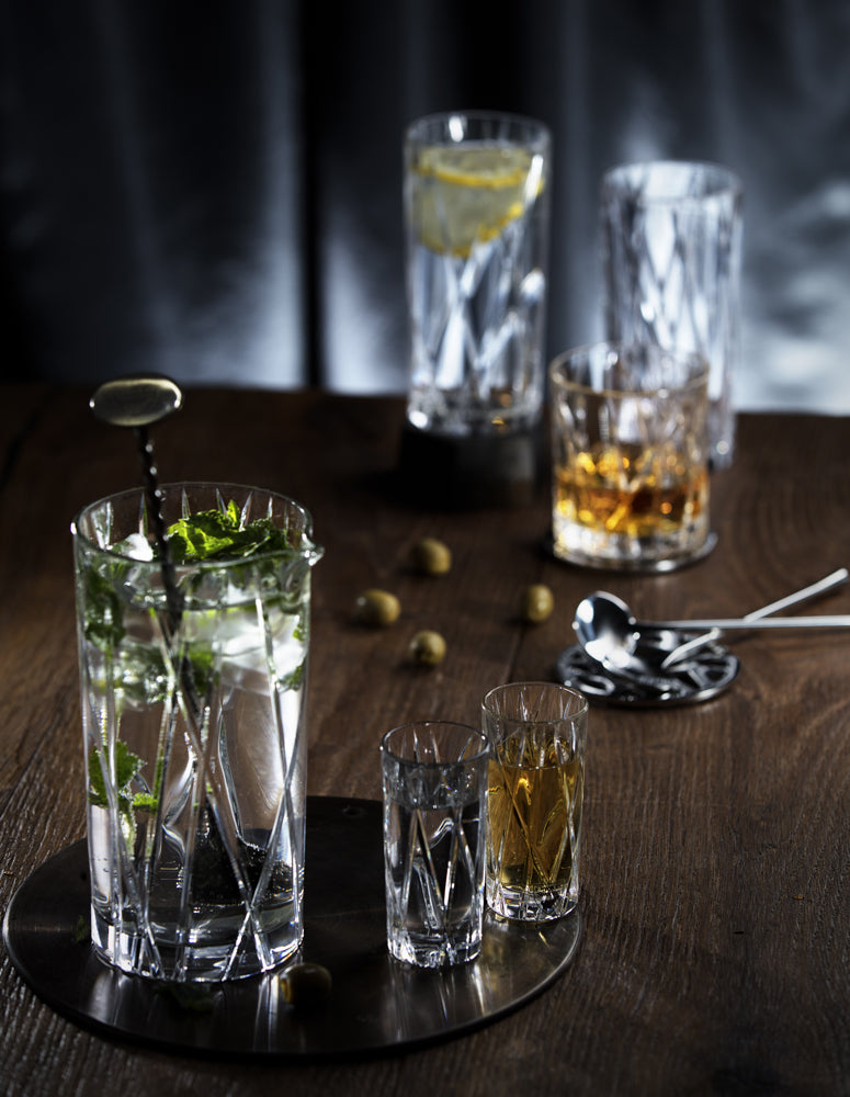 Set 4 pahare inalte, 370 ml, City by Martti Rytkonen - ORREFORS