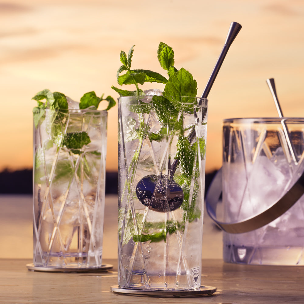 Set 4 pahare inalte, 370 ml, City by Martti Rytkonen - ORREFORS