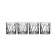 Set 4 pahare whisky, 340 ml, City DOF by Martti Rytkonen - ORREFORS