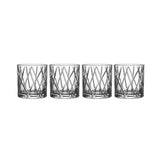 Set 4 pahare whisky, 340 ml, City DOF by Martti Rytkonen - ORREFORS