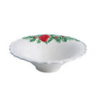 Bol alb, 20 cm, Coroa de Natal - BORDALLO PINHEIRO