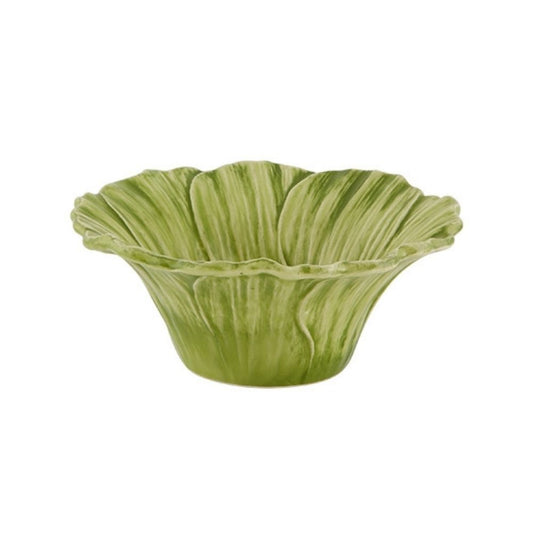 Bol ceramic verde, 16 cm, Maria Flor - BORDALLO PINHEIRO