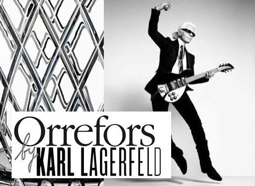 Bol decorativ din cristal, colectia Karl Lagerfeld - ORREFORS