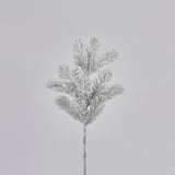 Ramura decorativa de pin Superneve, alb/verde, 48 cm - SIMONA'S Christmas