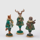 Decoratiune Animal Beauty, verde/auriu, 17/18/22 cm - SIMONA'S Christmas