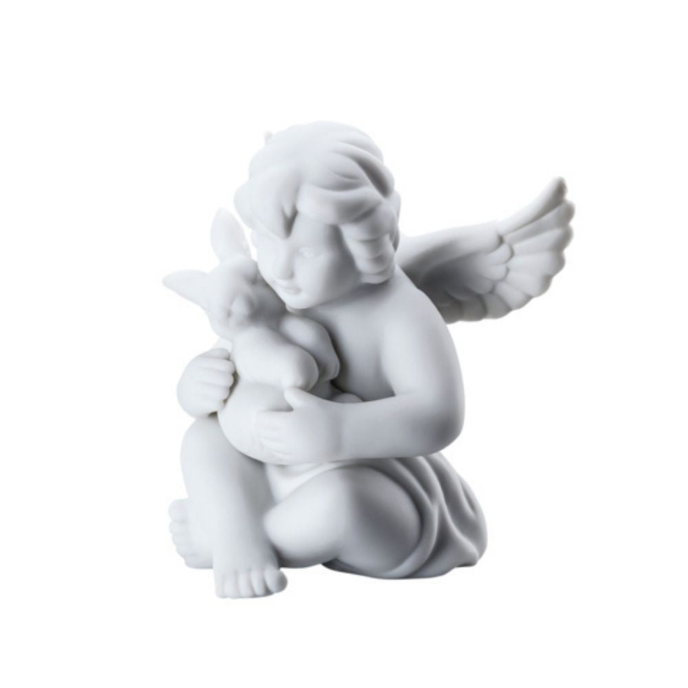 Figurina din portelan, inger cu iepure, 6 cm, Angels - ROSENTHAL