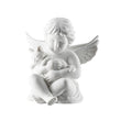 Figurina din portelan, inger cu pisica, 10,5 cm, Angels - ROSENTHAL