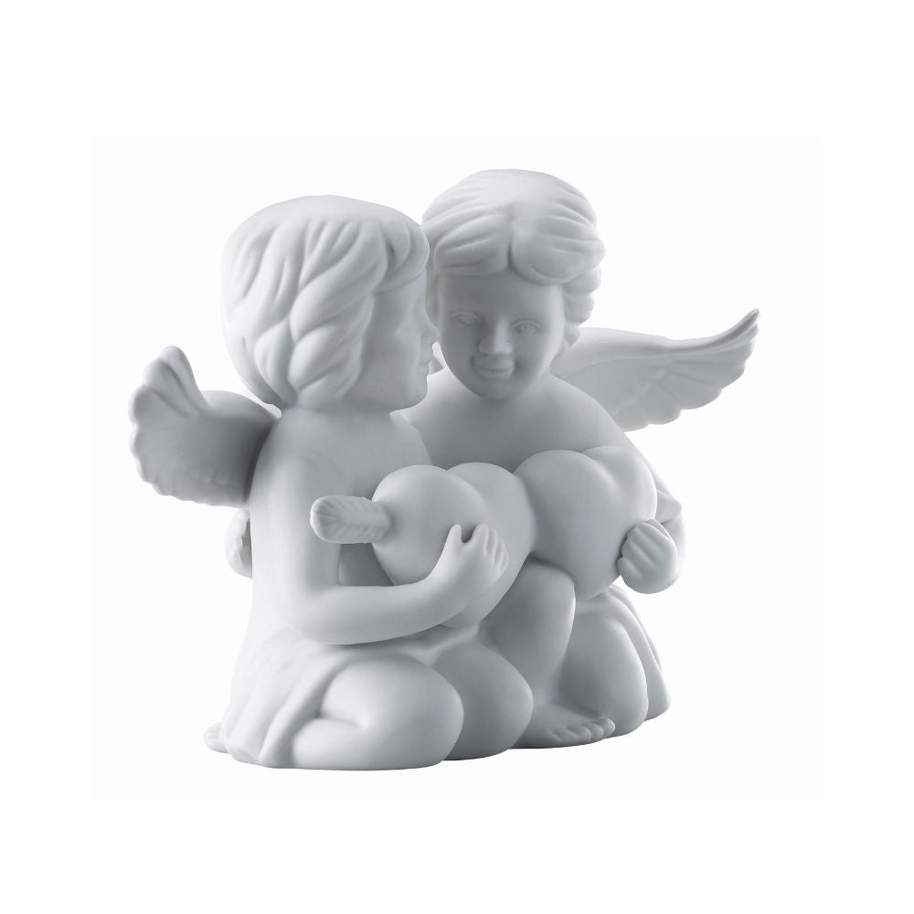 Figurina din portelan, ingeri cu inima, 11 cm, Angels - ROSENTHAL