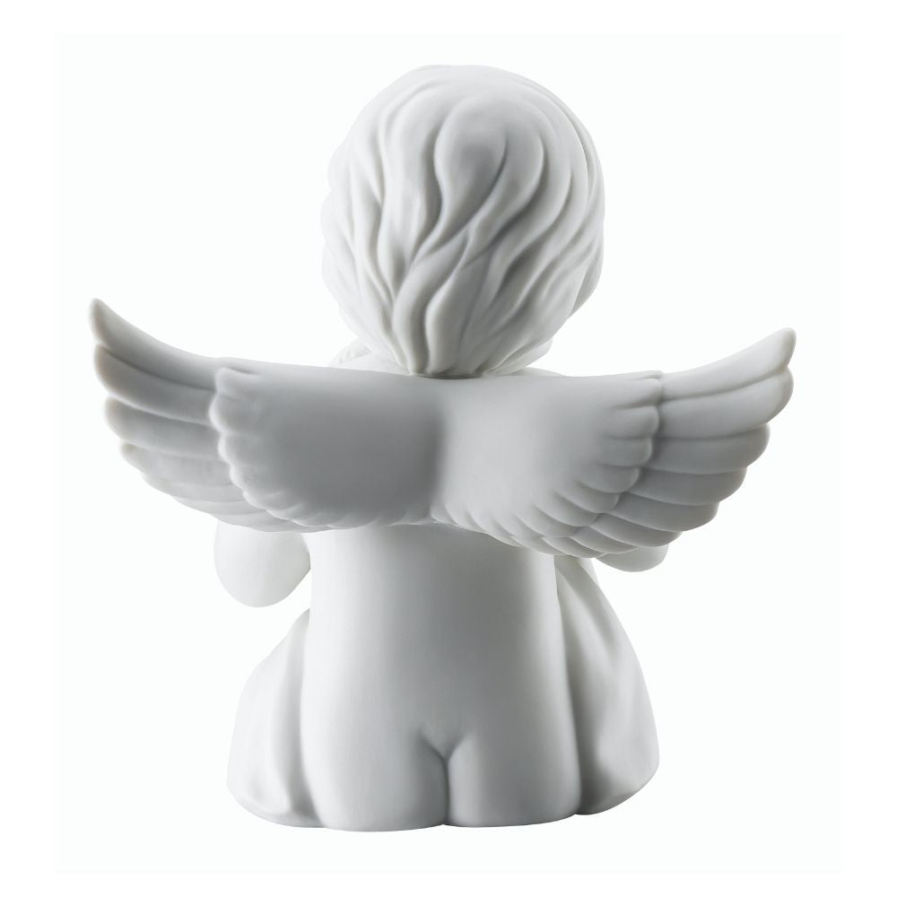 Figurina din portelan, inger cu ursulet, 13.5 cm, Angels - ROSENTHAL