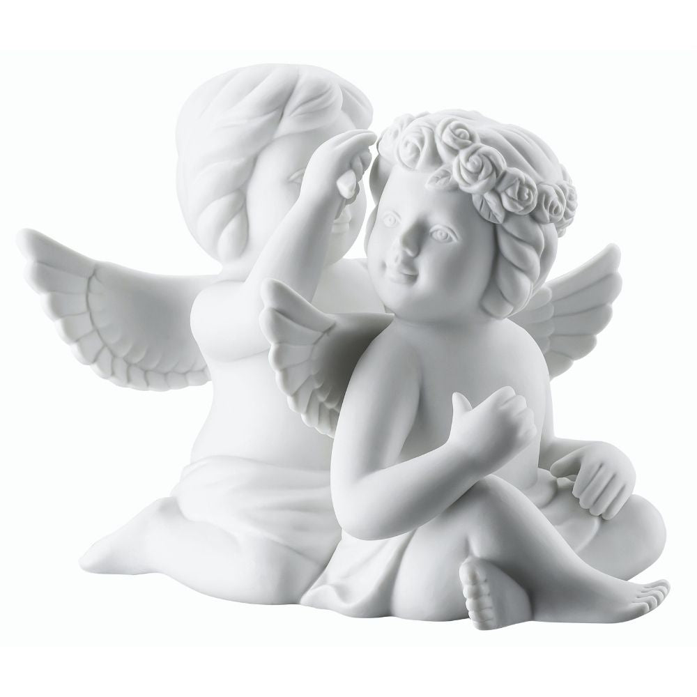 Figurina din portelan, ingeri cu coronita, 12.5 cm, Angels - ROSENTHAL