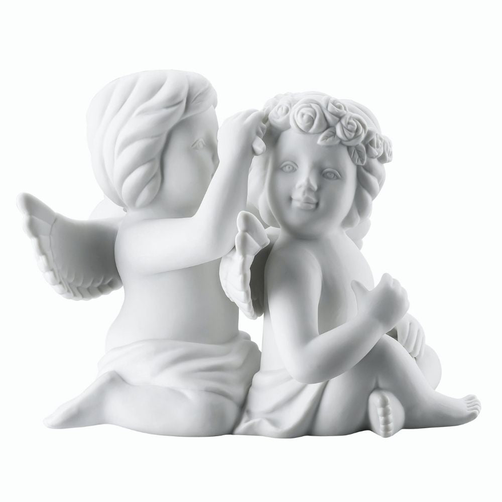 Figurina din portelan, ingeri cu coronita, 12.5 cm, Angels - ROSENTHAL