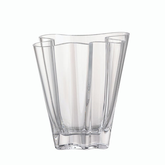 Vaza transparenta din sticla, 20 cm, Flux Clear by Harry Paul - ROSENTHAL