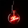 Bec decorativ cu led Love, 12.5 cm - SIMONA'S COLLECTION