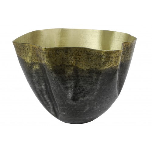 Vaza Dorine, negru/bronz, 27.5 cm - SIMONA'S COLLECTION