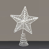 Varf de brad Astro, alb, 20 cm - SIMONA'S Christmas