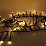 Instalatie cu 800 leduri - lumina calda, cablu verde, 16 m - SIMONA'S Christmas