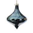 Glob din sticla Finial, albastru, 12 cm - SIMONA'S Christmas