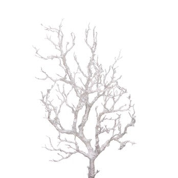 Ramura decorativa, alb, 99 cm, Hantz - Simona's Christmas