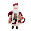 Decoratiune Mos Craciun cu lanterna, rosu, 46 cm - Simona's Christmas