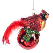Ornament pentru brad, pasare, rosu, 15.5, Cardinal - Simona's Christmas