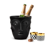 Frapiera din portelan, Faces Satin Black - SIEGER by FURSTENBERG