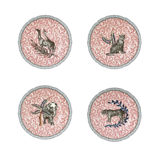 Set 4 farfurii pentru desert, 21 cm, Braquenie - BERNARDAUD