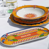 Platou Lemons, portelan, 24x11 cm, Dolce Vita - BACI MILANO