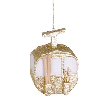 Ornament pentru brad, Gondola, 10.5 cm, auriu - Simona's Christmas