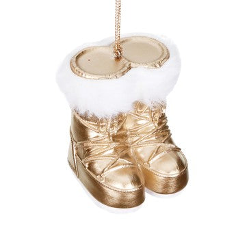 Ornament pentru brad, auriu, 8.5 cm, Boots - Simona's Christmas