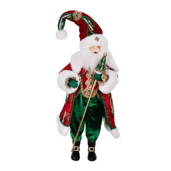 Decoratiune Mos Craciun,  multicolor, 98 cm, Tartan  - Simona's Christmas