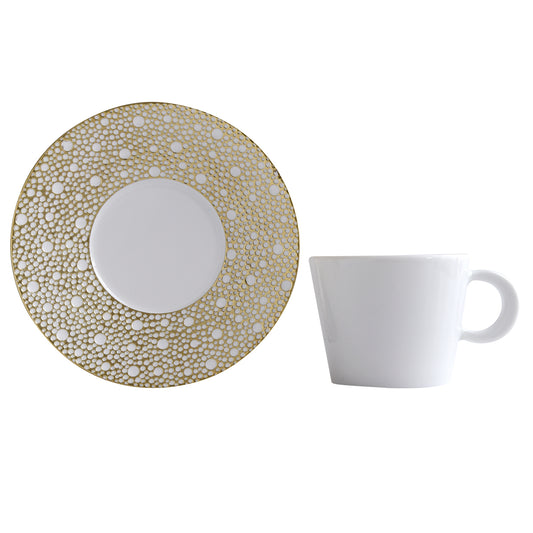 Bernardaud Ecume Mordore Ceasca Ceai + Farfurie